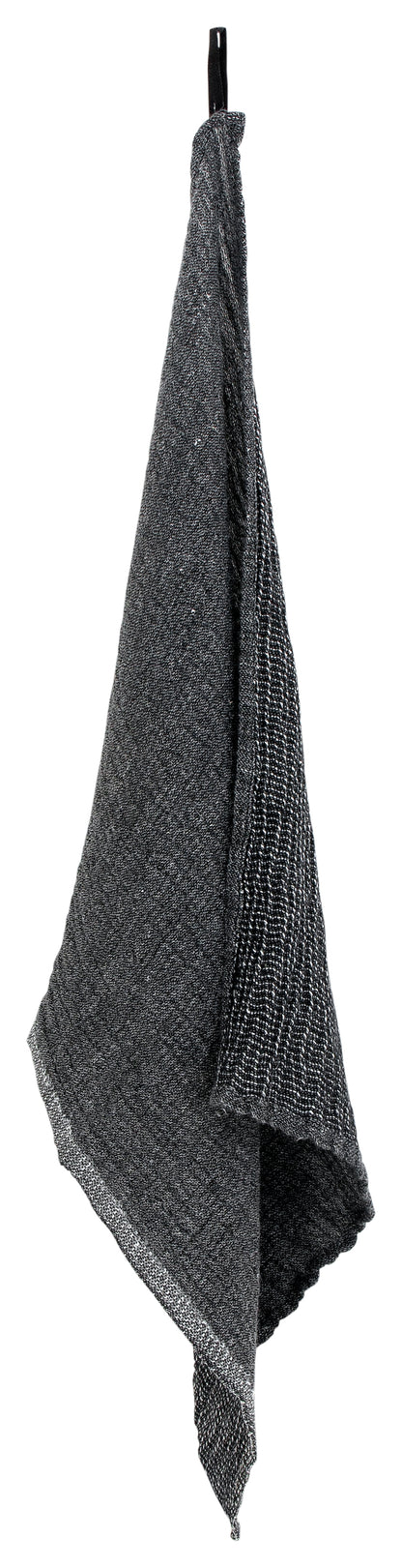 Serviette NYYTTI, noir-gris