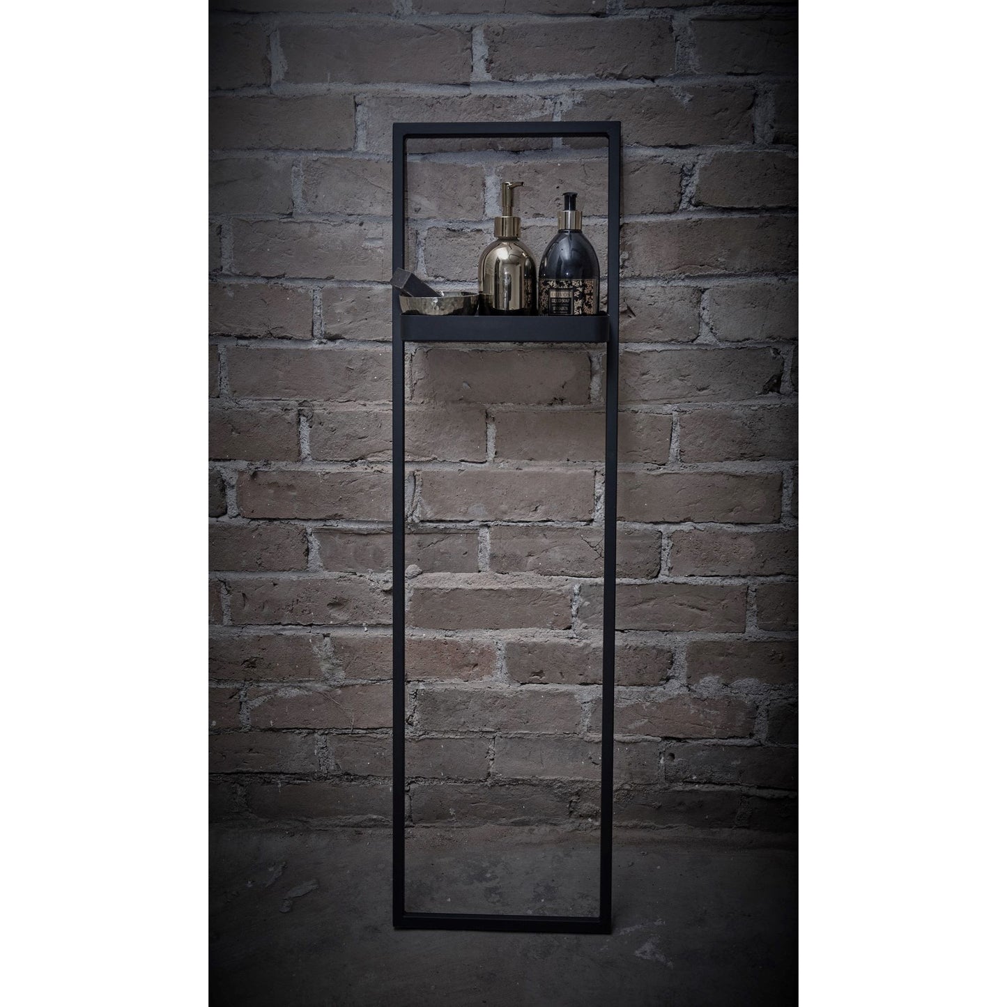 bathroom rack